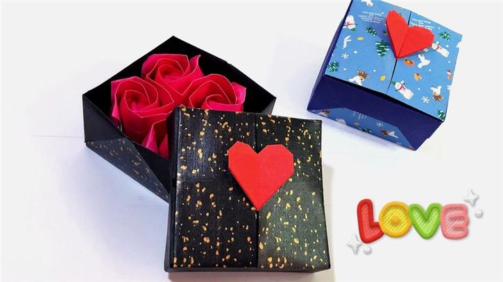 如何用折纸制作生日礼盒？教你一步步完成！(2)