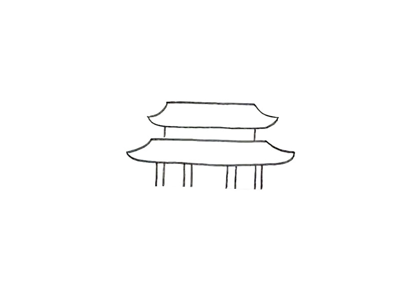 一步步教你画好看的天安门
