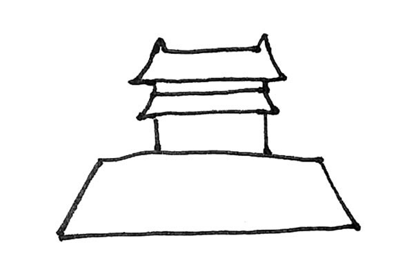 一步步教你画天安门