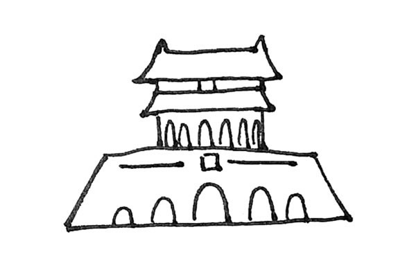 一步步教你画天安门