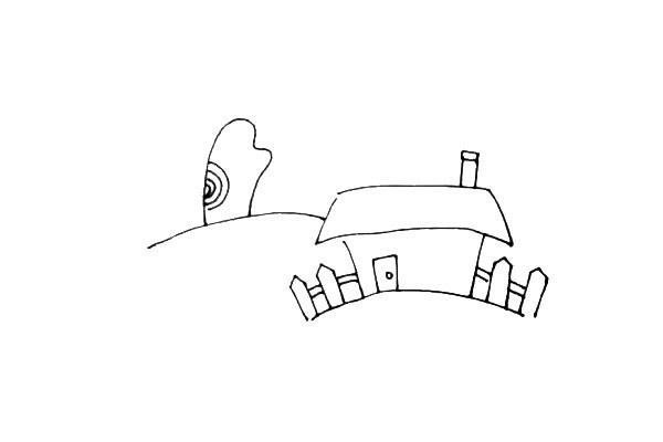 小房子儿童简笔画