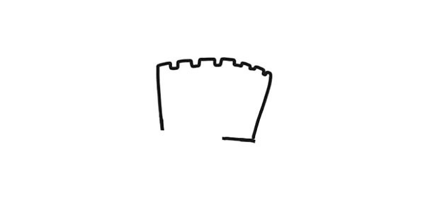 万里长城儿童简笔画