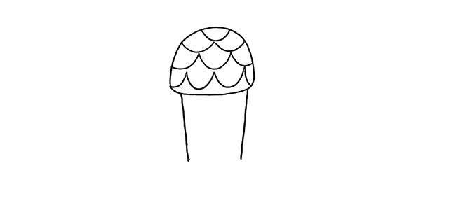 卡通的海上城堡简笔画