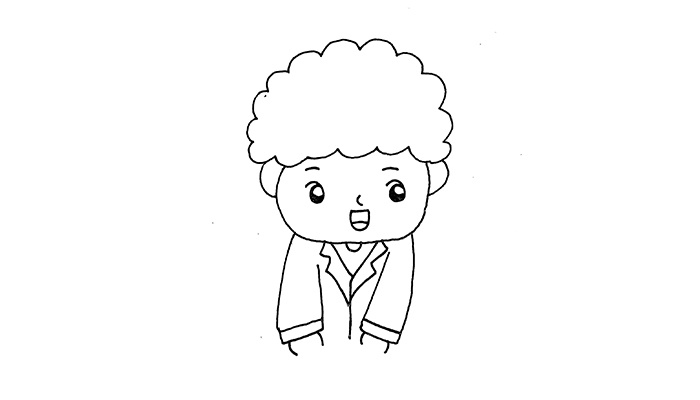 疫情防护的简笔画
