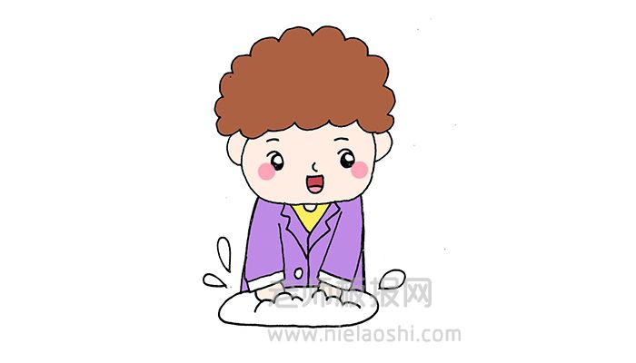 疫情防护的简笔画