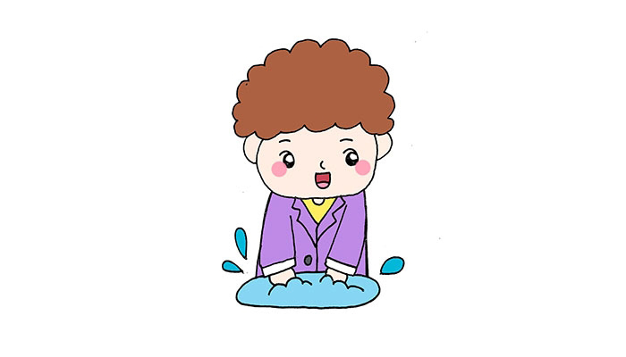 疫情防护的简笔画