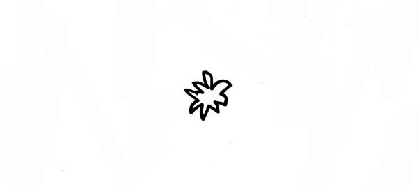彩色的烟花简笔画