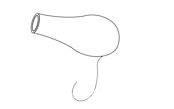 漂亮的吹风机简笔画