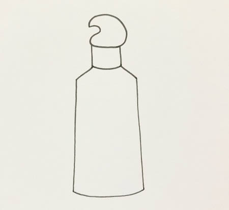 卡通的牙膏简笔画步骤