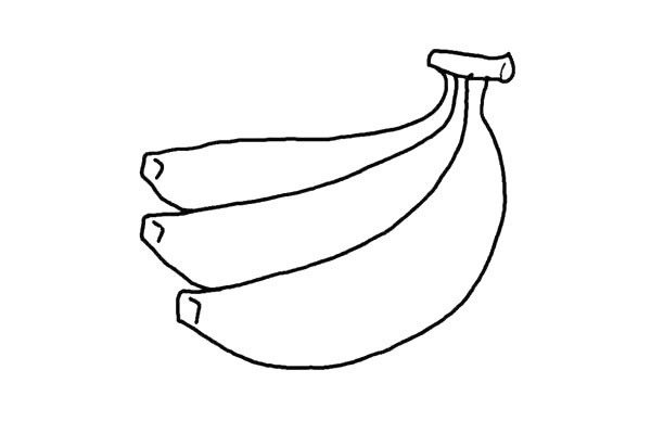 五步画出香蕉的简笔画
