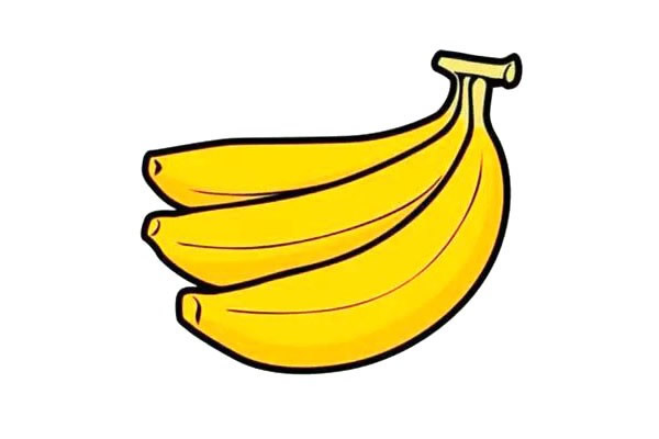 五步画出香蕉的简笔画
