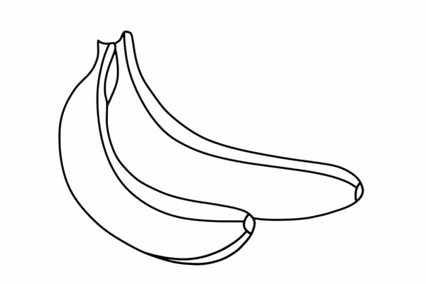 容易学会的香蕉简笔画