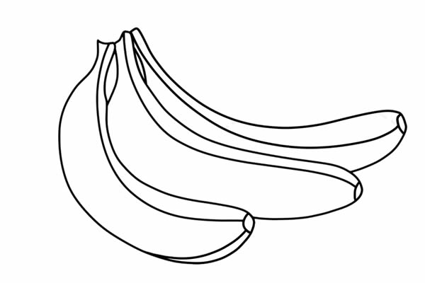 容易学会的香蕉简笔画