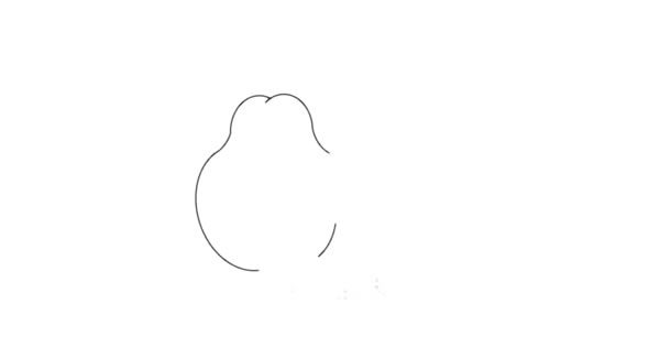 梨子简笔画怎么画