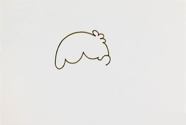 五一小朋友拖地简笔画