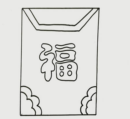 春节新年红包怎么画