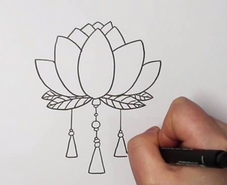 元宵节花灯简笔画怎么画