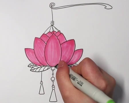 元宵节花灯简笔画怎么画