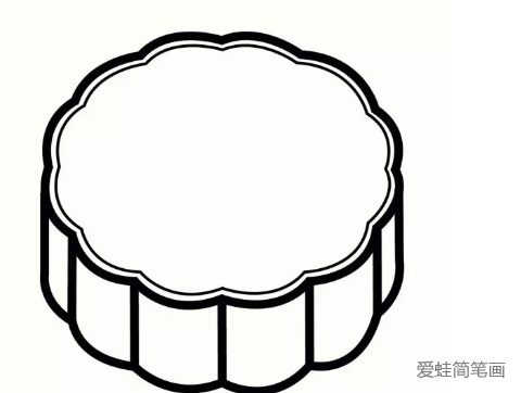 中秋节月饼简笔画步骤