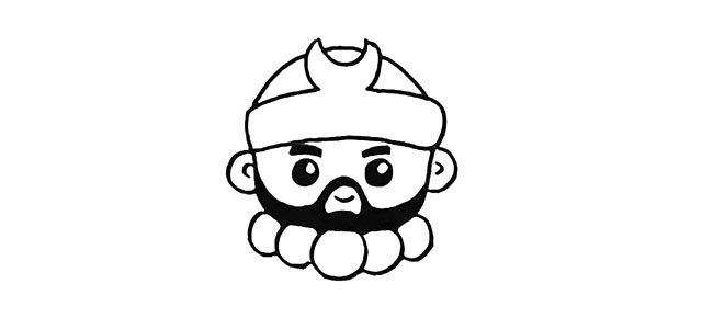 西游记沙和尚怎么画