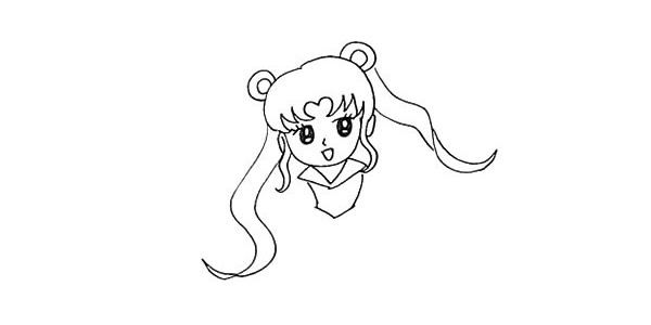 美少女战士简笔画教程