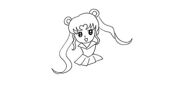 美少女战士简笔画教程