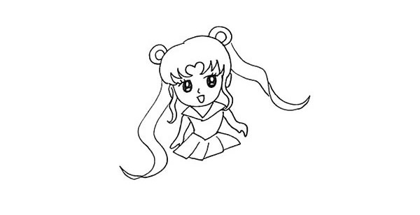 美少女战士简笔画教程
