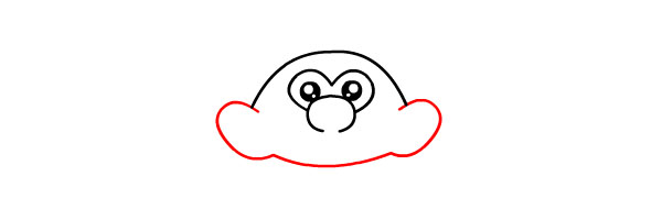 蓝精灵简笔画步骤教程