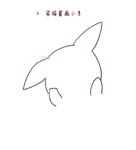 超级可爱的皮卡丘简笔画教程