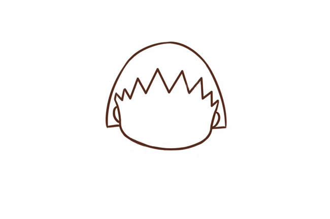 Q版可爱樱桃小丸子简笔画教程 Q版可爱樱桃小丸子简笔画教程