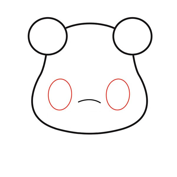 卡通Q版小熊维尼简笔画步骤教程