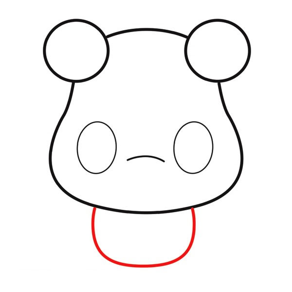 卡通Q版小熊维尼简笔画步骤教程