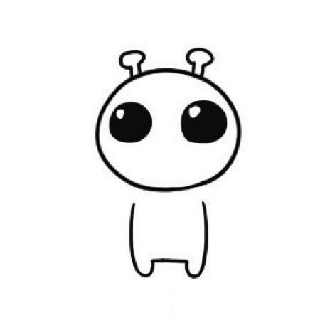 一步步教你画简单的外星人
