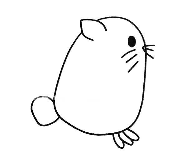 龙猫怎么画最简单