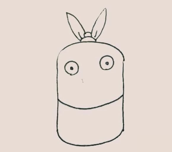 监狱兔简笔画步骤教程