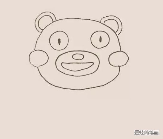 熊本熊怎么画 熊本熊简笔画教程