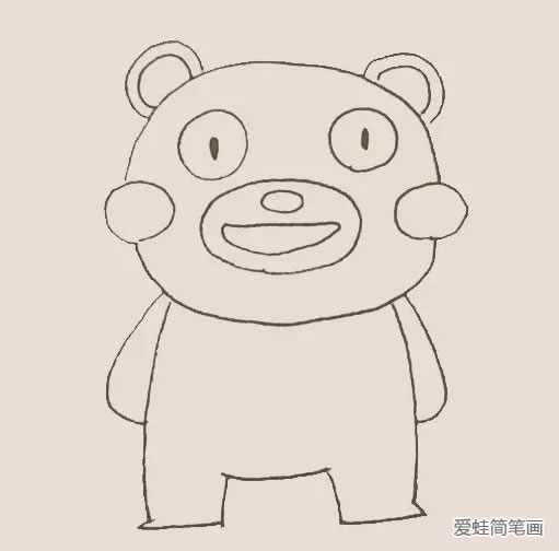 熊本熊怎么画 熊本熊简笔画教程
