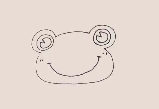 青蛙王子简笔画步骤教程