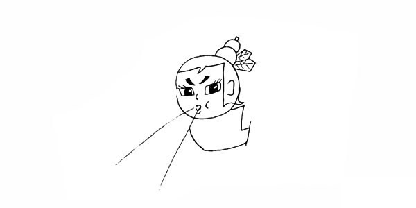 葫芦娃水娃简笔画步骤