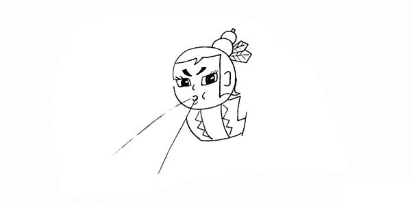 葫芦娃水娃简笔画步骤