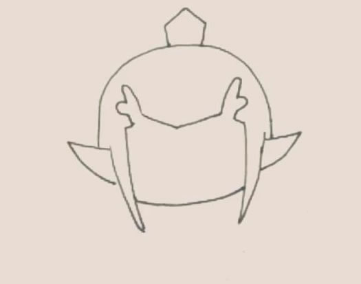 敖丙简笔画步骤