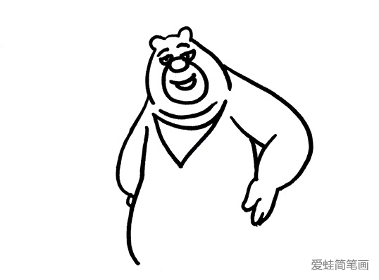 熊二怎么画最简单