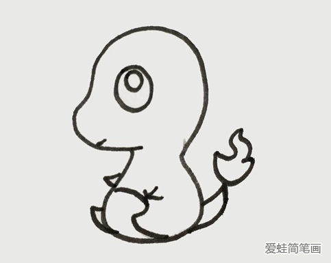 火龙简笔画步骤