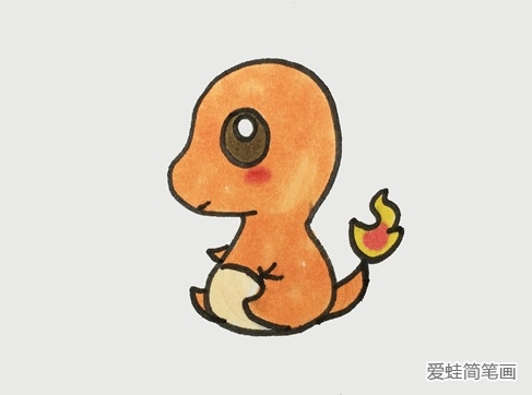 火龙简笔画步骤