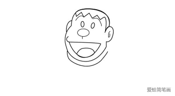 胖虎简笔画 怎么画胖虎简笔画