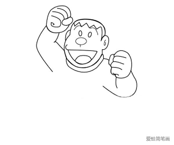 胖虎简笔画 怎么画胖虎简笔画