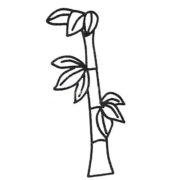 4款关于竹子的简笔画大全