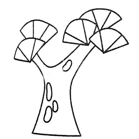 8款关于松树的简笔画大全