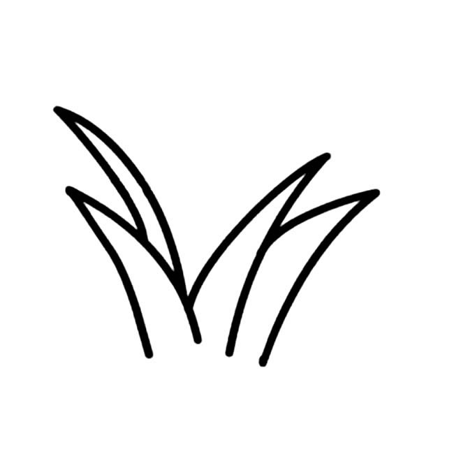 小草的简单画法