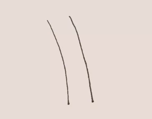绿色的竹子简笔画